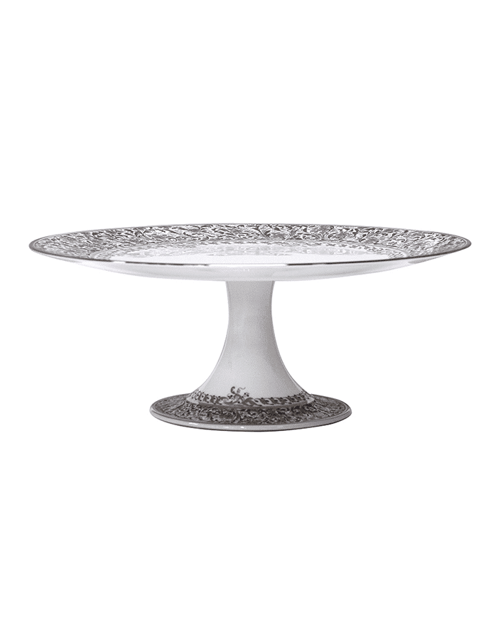 Eden Platinum - Footed Cake Platter