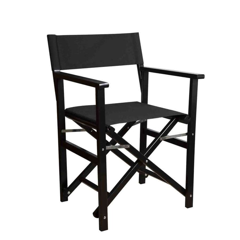 Black Folding Director's Chair