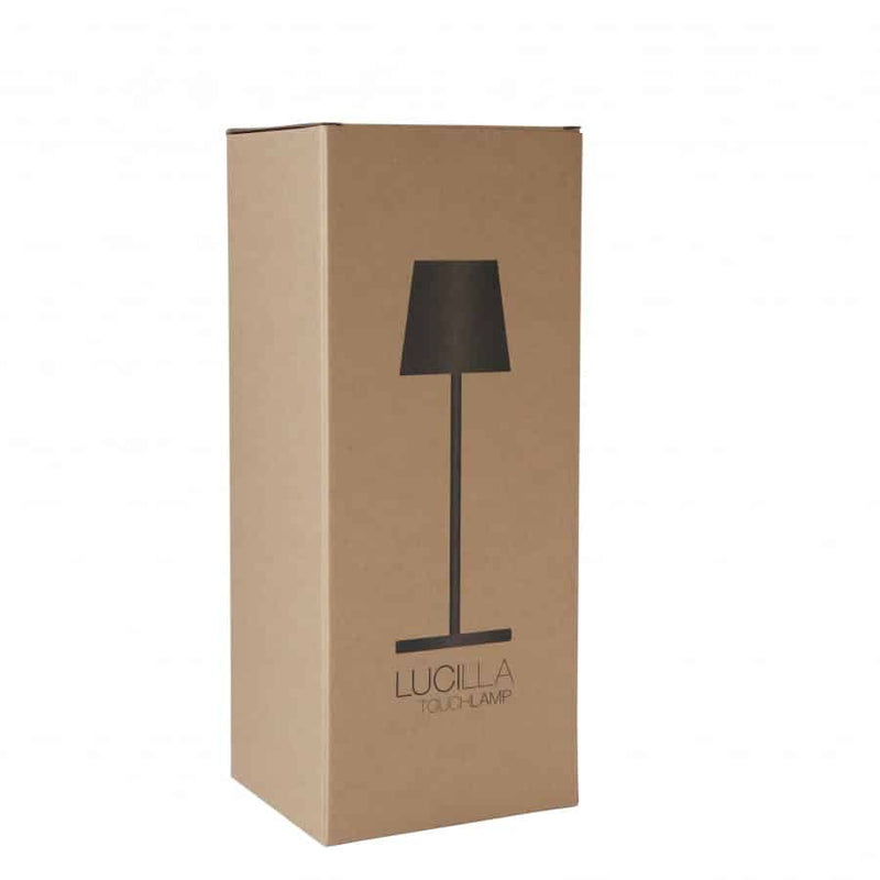 Black Iron Touch Table Lamp with USB