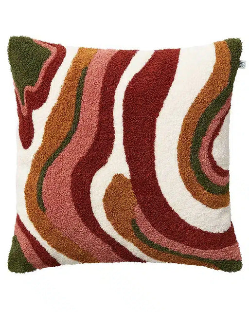 Rust Sagar Loop Cushion Cover