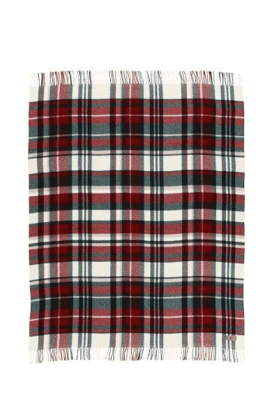 Brünig Blanket Check Red 2