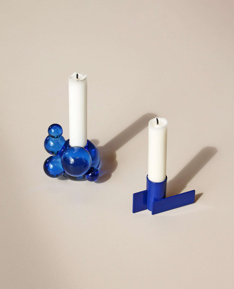 Icon Candle Holder 01 - Blue