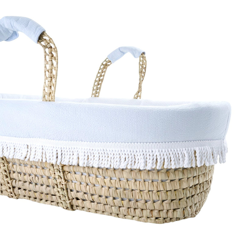 Wicker Moises + Cover blue / padded white