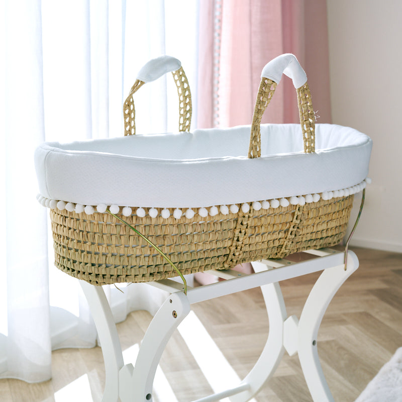 Wicker Moises + Cover pompom