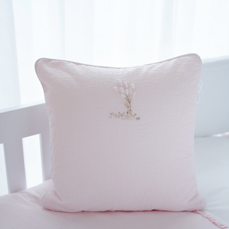 Embroidered cushion - Lines