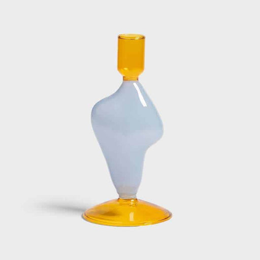 Light Blue Flux Candle Holder
