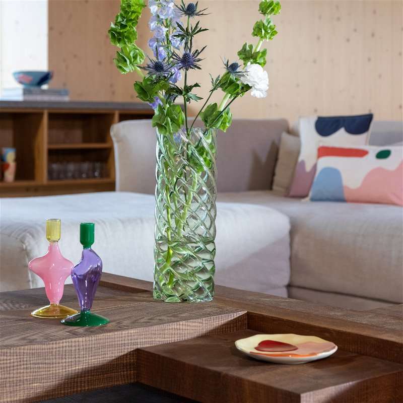 Pink Flux Candle Holder