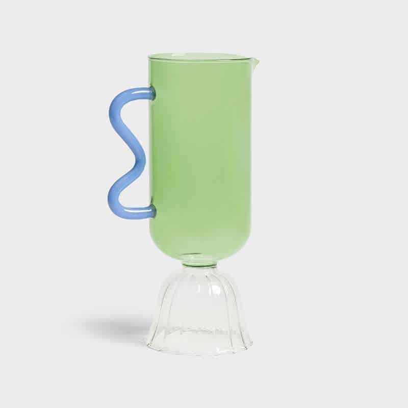 Green Tulip Carafe