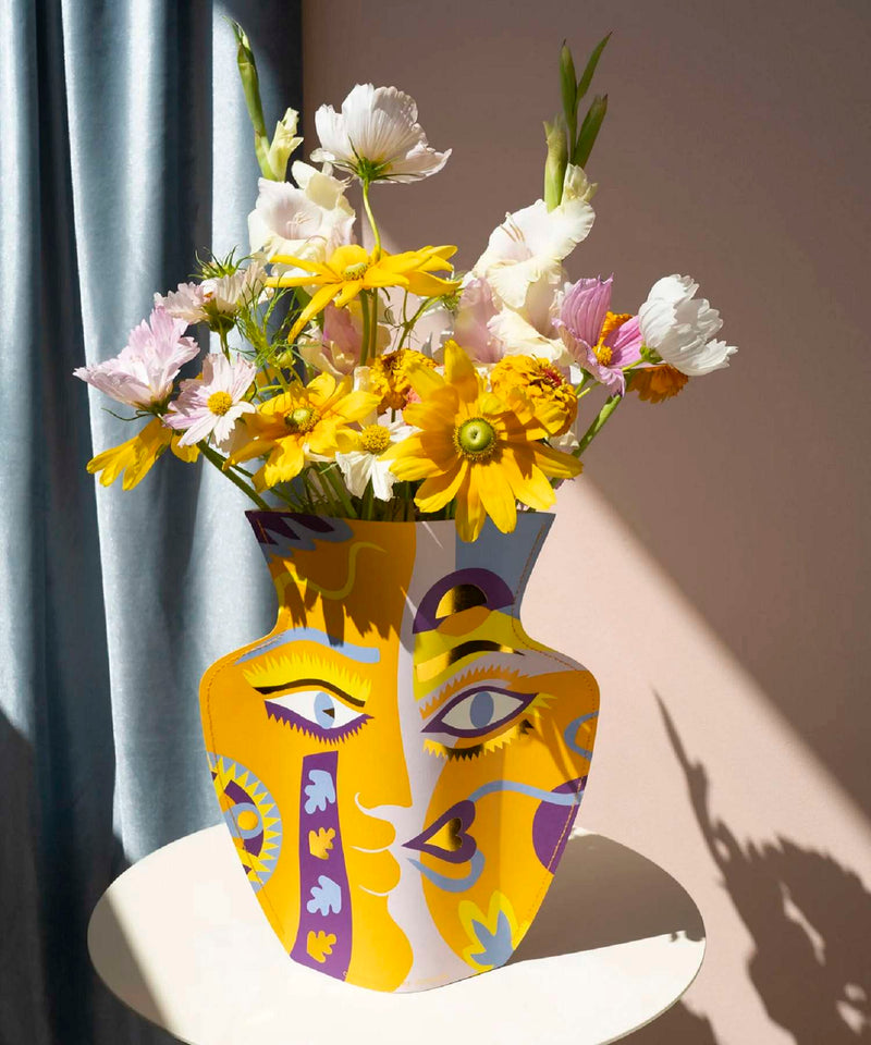 Claire Johnson Paper Vase - Orange
