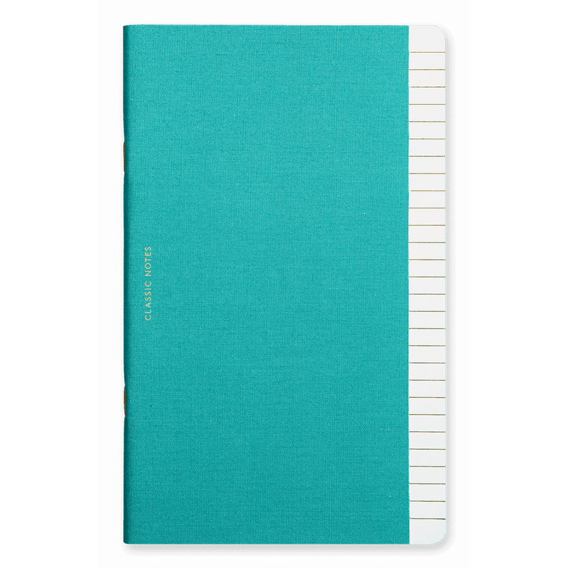 Turquoise notebook