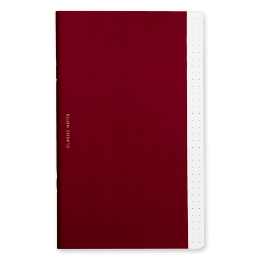 Wine colored notebook