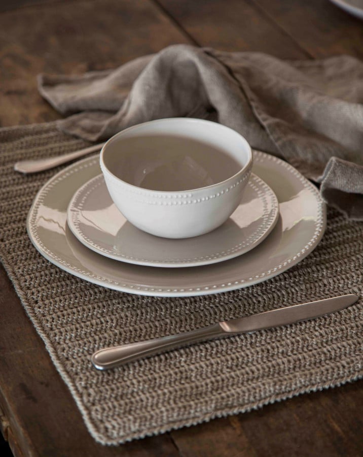 Cream Porcelain Bowl