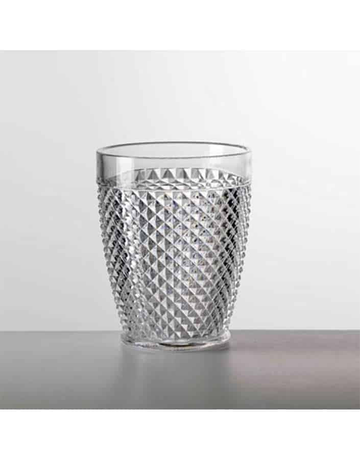 cristal clear acrylic tumbler Mario Luca giusti
