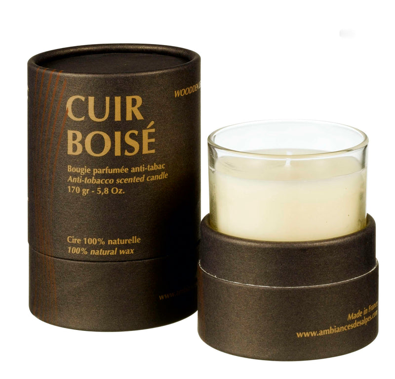 cuire boisé ambiances des alpes scented candle