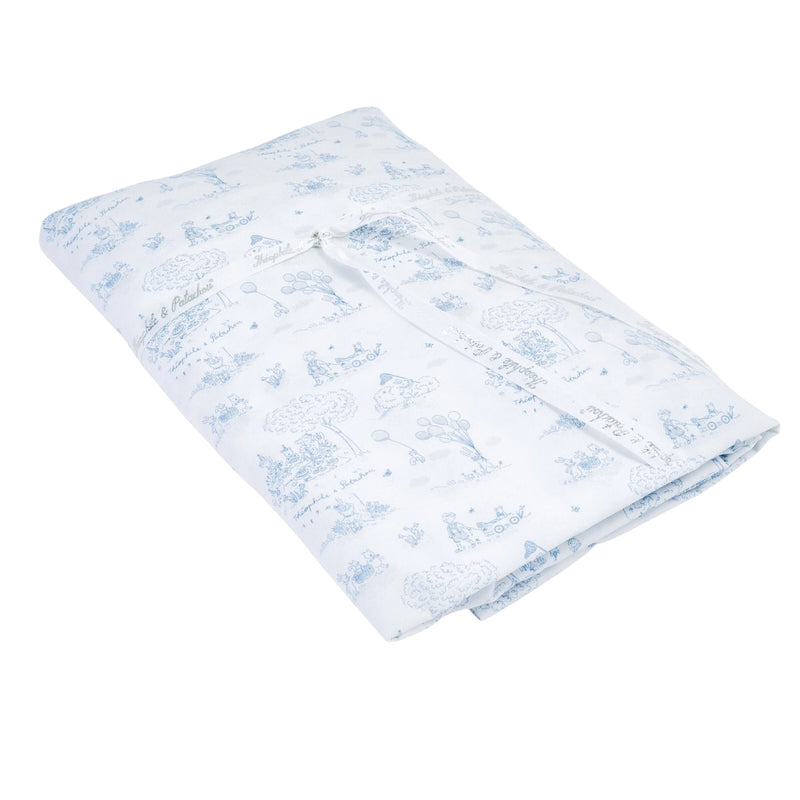 Cot bed fitted sheet printed 60x120cm