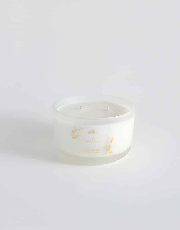deux soeurs amber candles