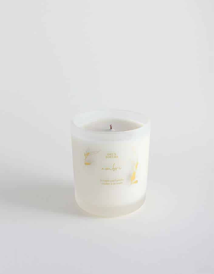 deux soeurs amber candles