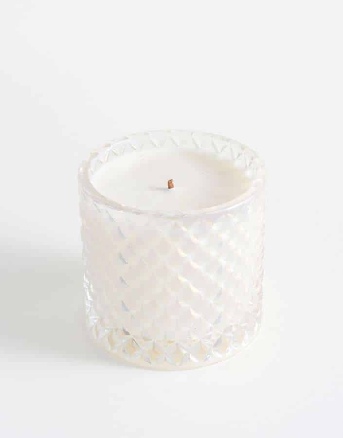 Amber Crystal Candle