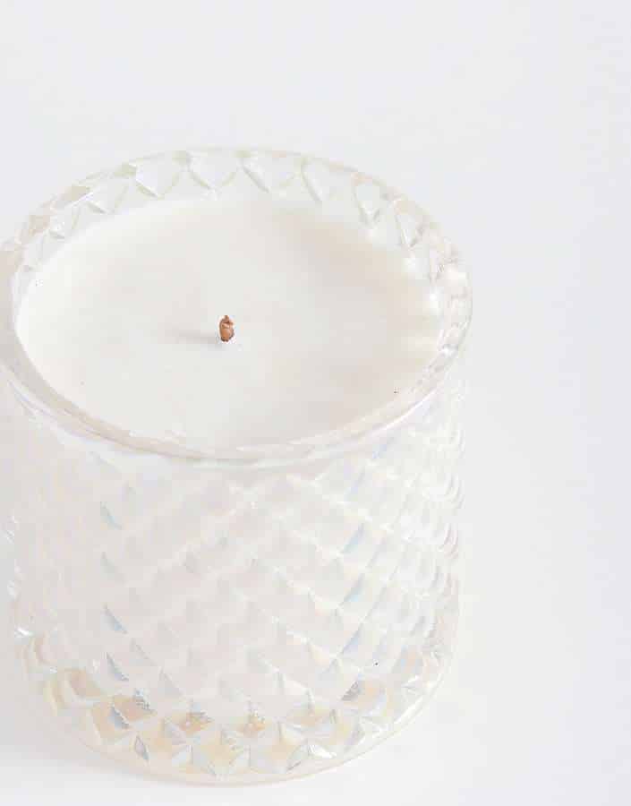 Amber Crystal Candle