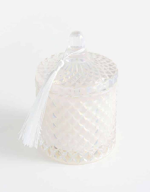 amber crystal natural candle deux soeur