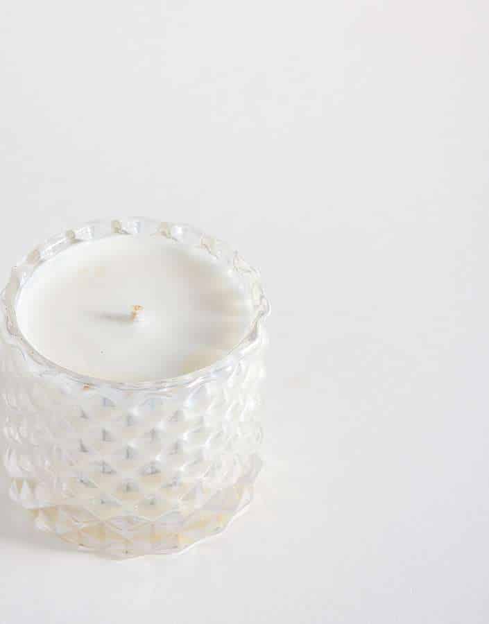 Amber Crystal Candle