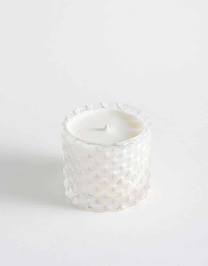 Amber Crystal Candle