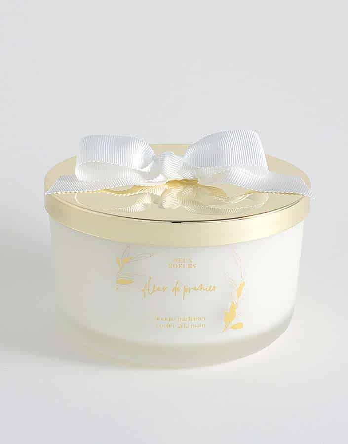plum blossom candle handmade deux soeurs