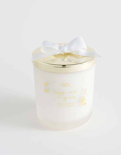 Deux soeurs lavander natural candle