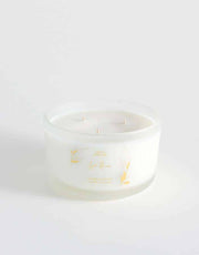 Scented candle white linen deux soeurs