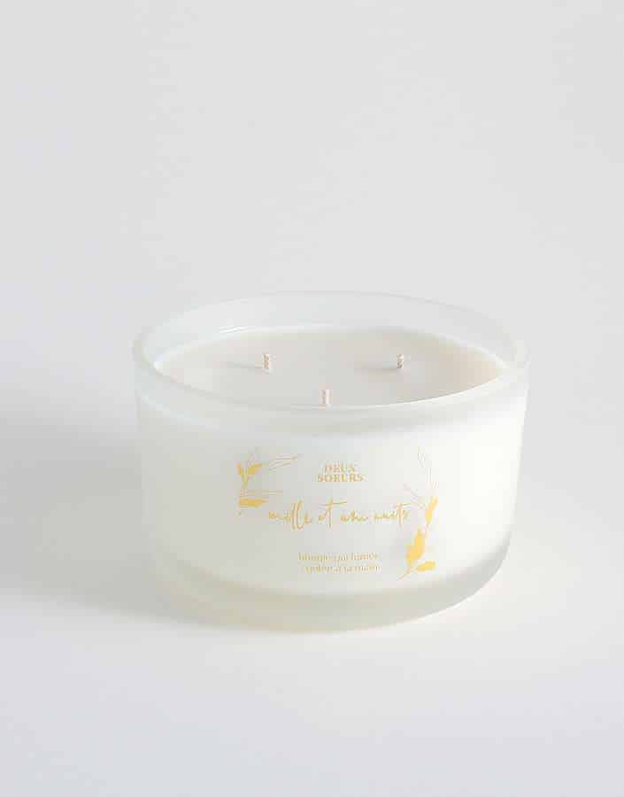 mille et une nuit scented candle deux soeurs