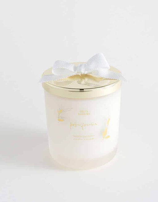 freesia pear natural scented candle deux soeurs