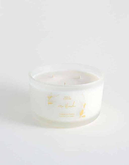 white rose natural candle deux soeurs