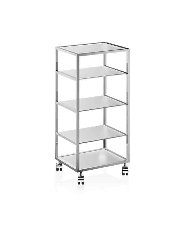 Chrome bathroom trolley decor Walther