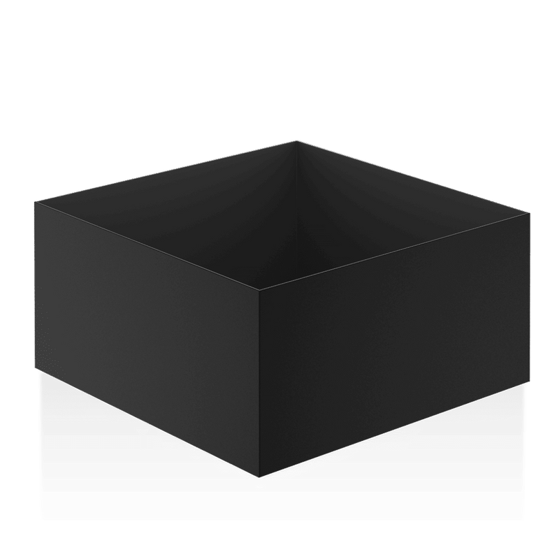 Black multi purpose bathroom box decor Walther
