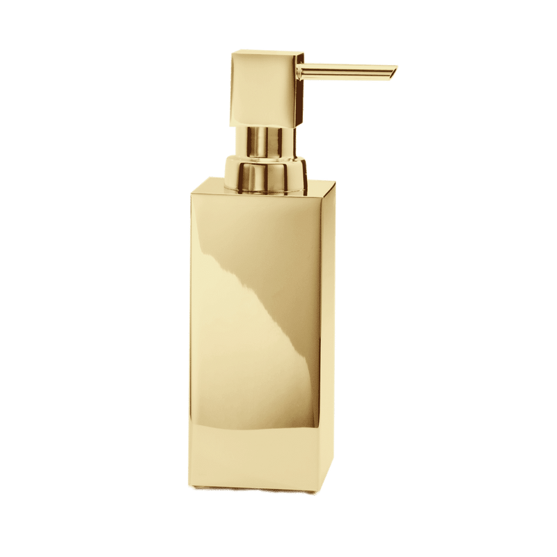 Gold soap dispenser bathroom decor Walther