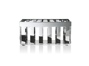 Chrome multi-use box decor Walther