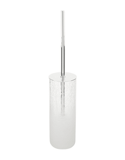 Chrome and glass toilet brush decor Walther
