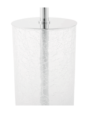 Chrome and glass toilet brush decor Walther