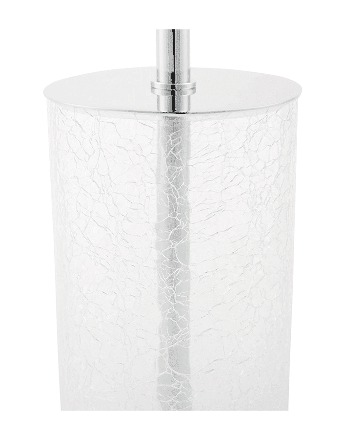 Chrome and glass toilet brush decor Walther
