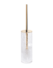 Gold and glass toilet brush decor Walther