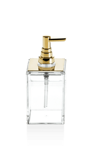 Gold soap dispenser bathroom decor Walther