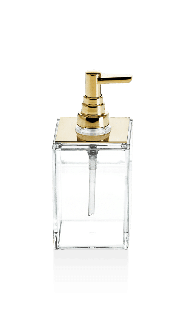Gold soap dispenser bathroom decor Walther