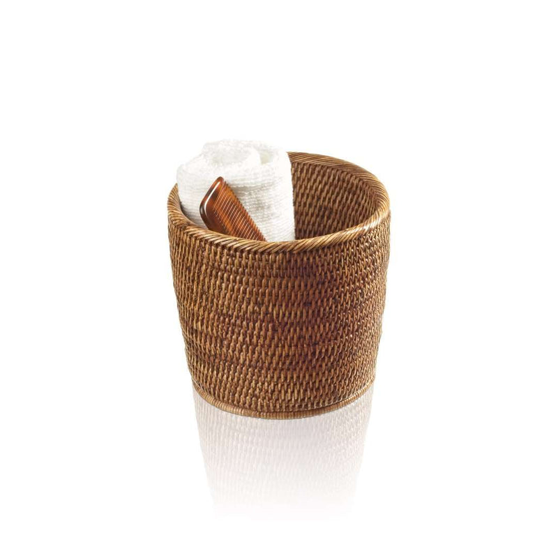 Dark Rattan Basket