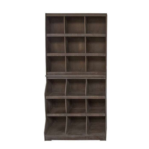 Dark Wooden Shelf With