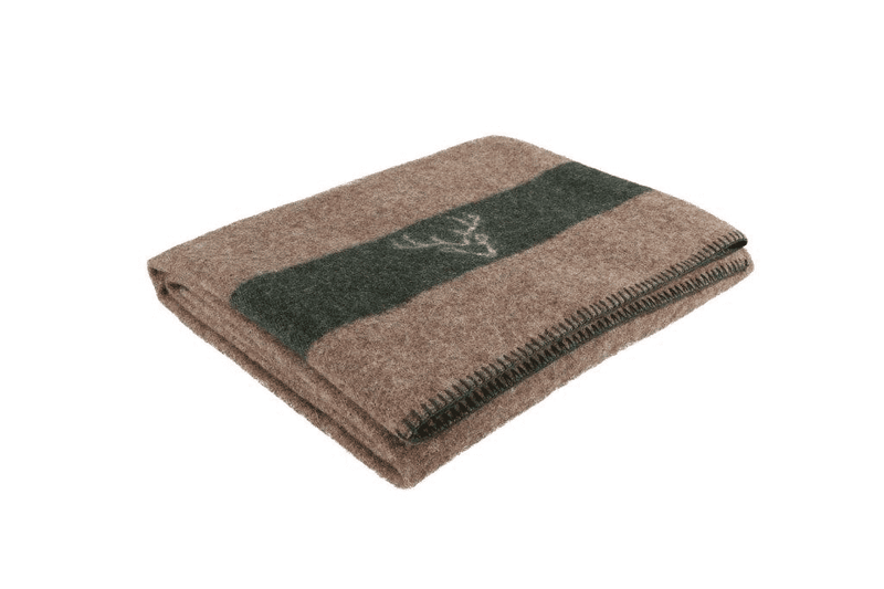 Deer Army Blanket Brown
