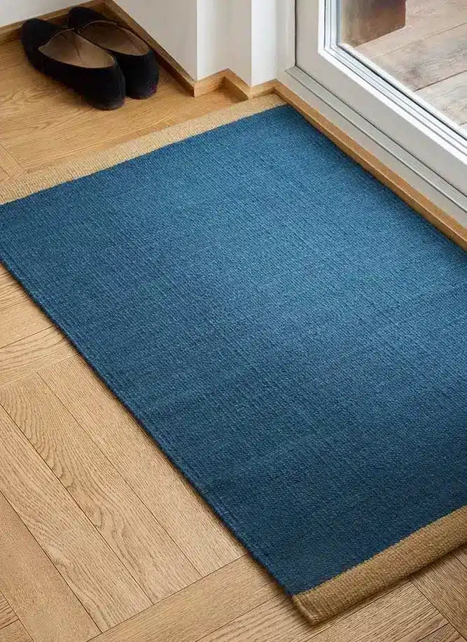 Doormat - Dark Blue/Beige