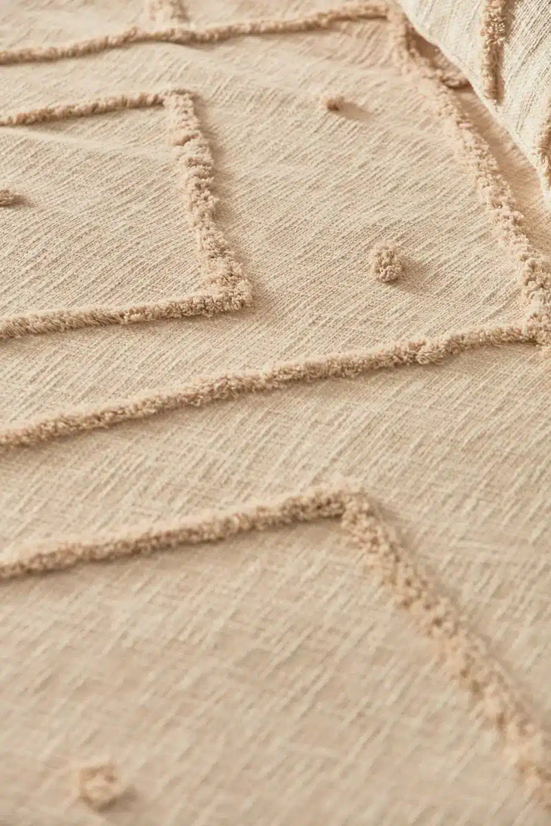 Diamond Bedsheet - Ecru