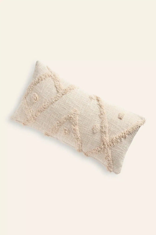 Ecru Diamond Cushion Cover