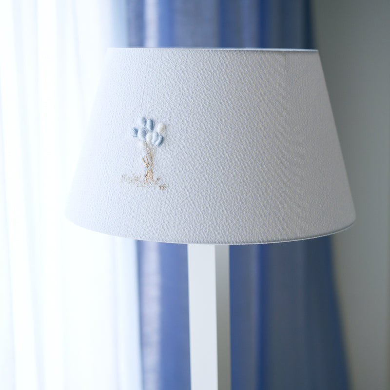 Large lampshade embroidered