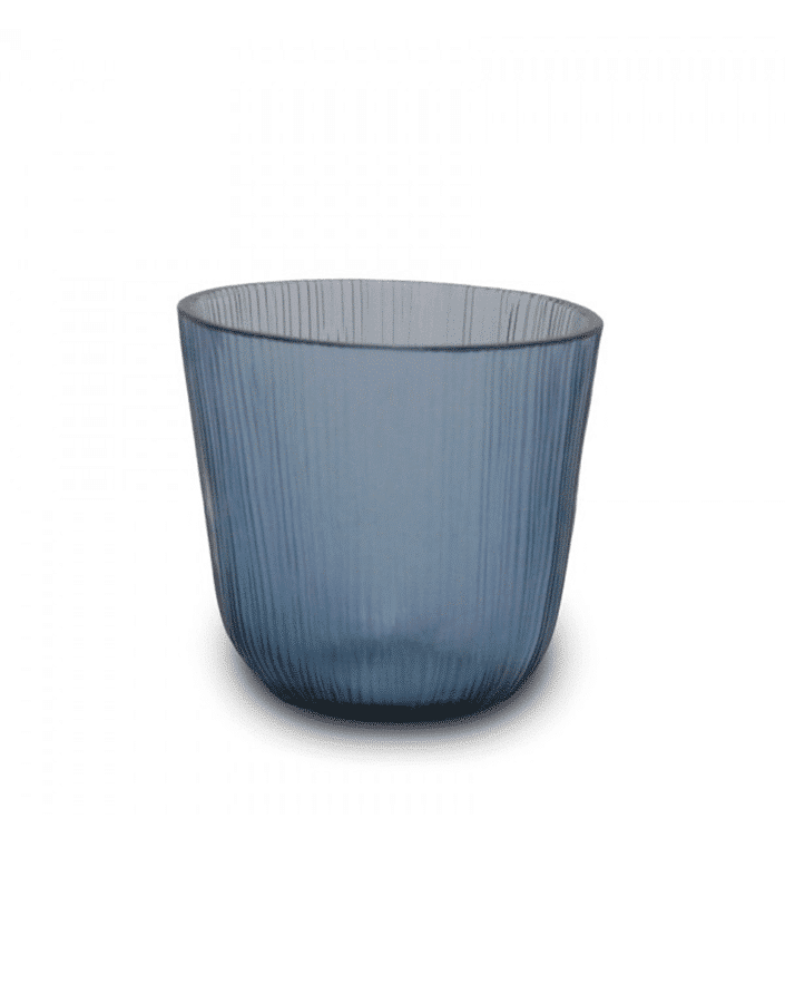 Pukao Tealight - Indigo & Smokegrey